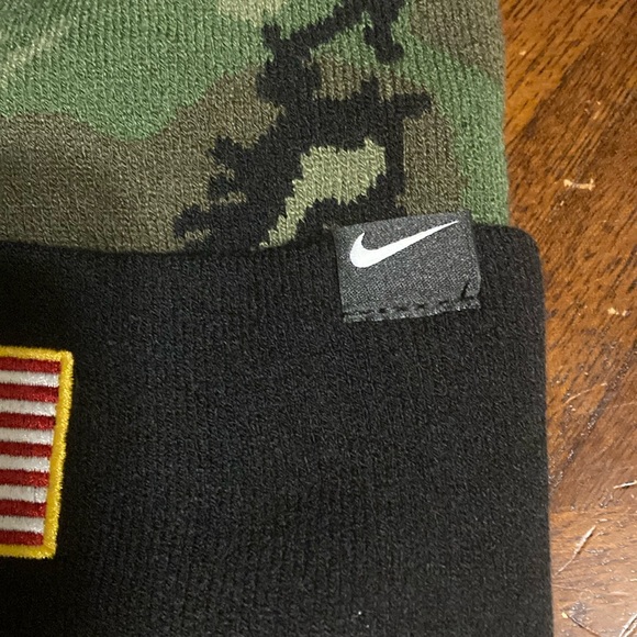 NWT Nike Ohio State Buckeyes 2024 Terra Military Cuff Knit Beanie - Green - Picture 8 of 13
